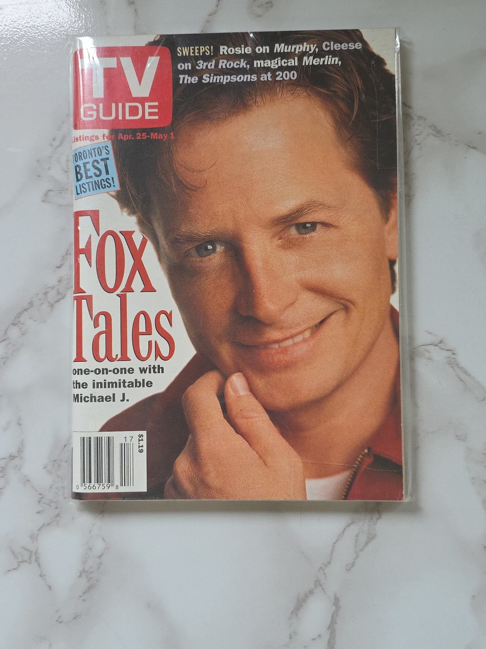 Michael J. Fox TV Guide Magazine April 25-May 1 1998 NEW, Unopened SEALED